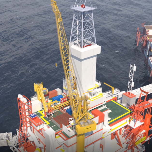 Modularized wire luffing crane animation