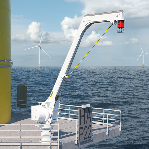 Renewed PALFINGER-Crane Range Lifts Offshore Wind Industry to the Next Safety Level.